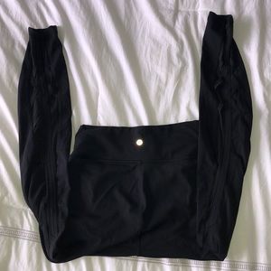 Lululemon Full Length Leggings with braided mesh